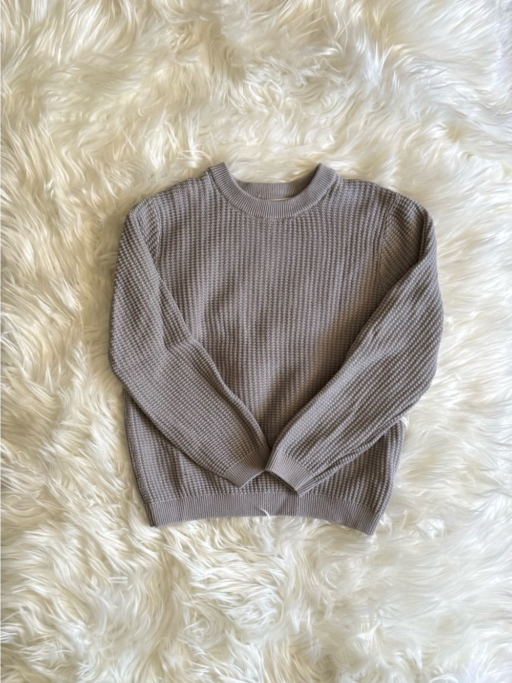 Waffle Knit Sweater